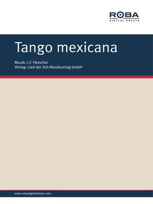 cover image of Tango mexicana